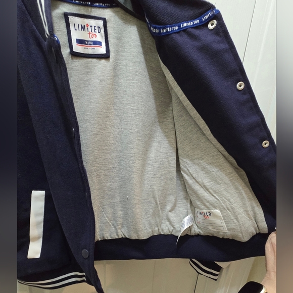 Limited Too Light Kids Bomber Jacket And Jeans Set, Size 10 - Picture 7 of 15